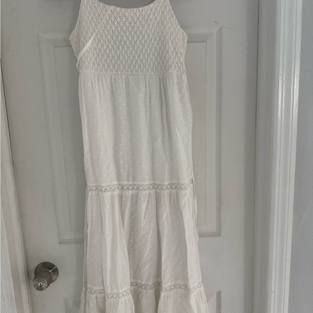Speechless White Lace Maxi Dress